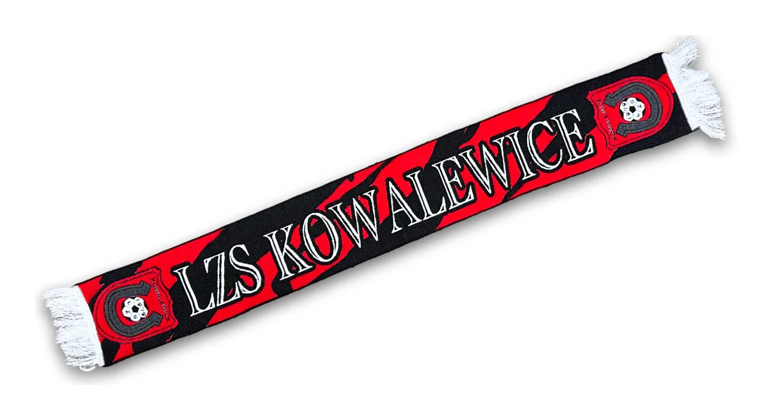 LZS Kowalewice fan scarf — made by AttacoSport
