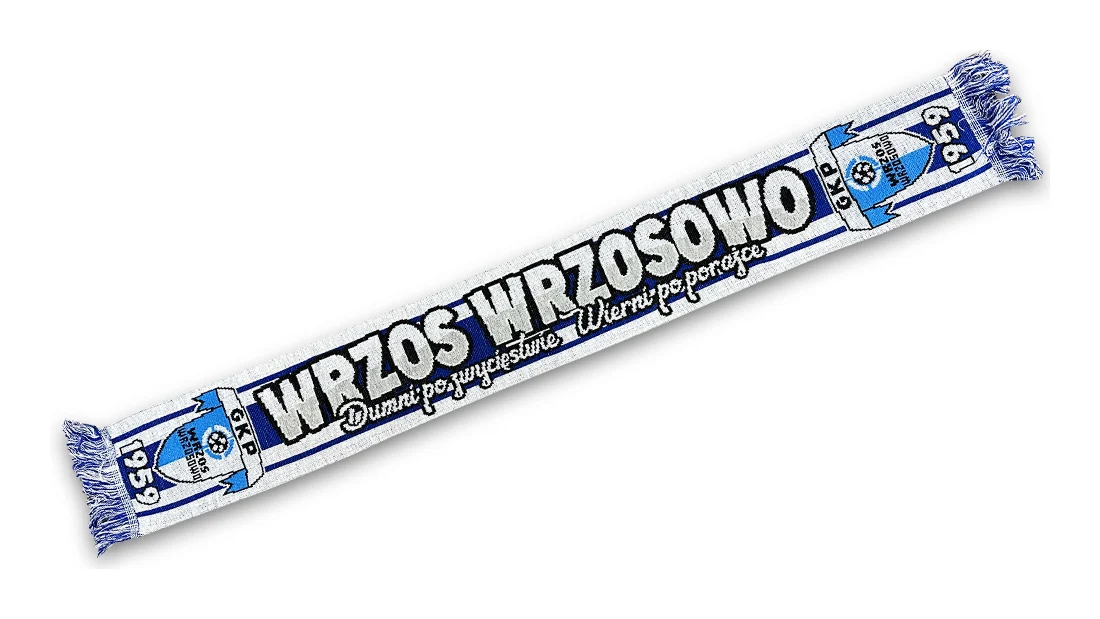 Szalik kibica GKP Wrzos Wrzosowo — realizacja AttacoSport