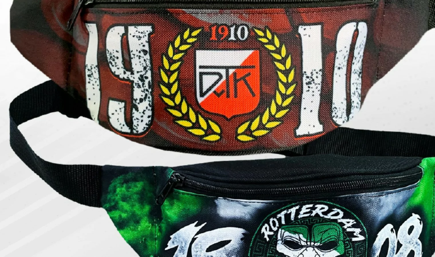 Vollfarbig bedruckte Bauchtaschen