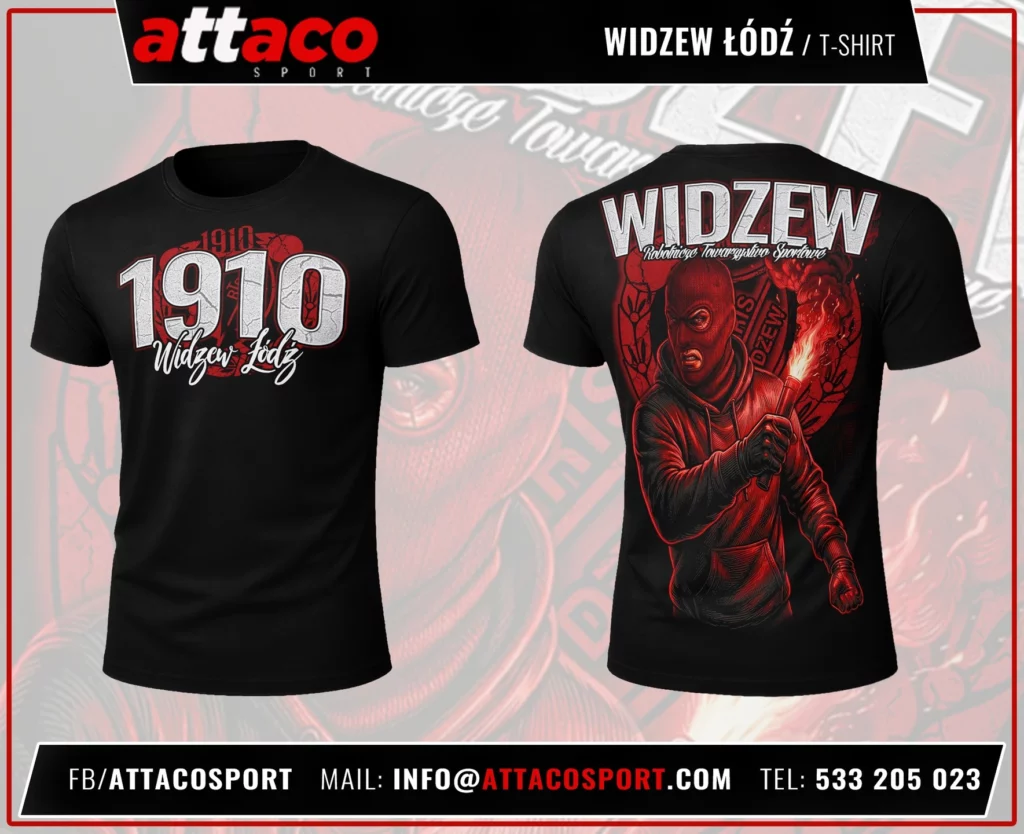 T-skjorter til Widzew Łódźs supportere