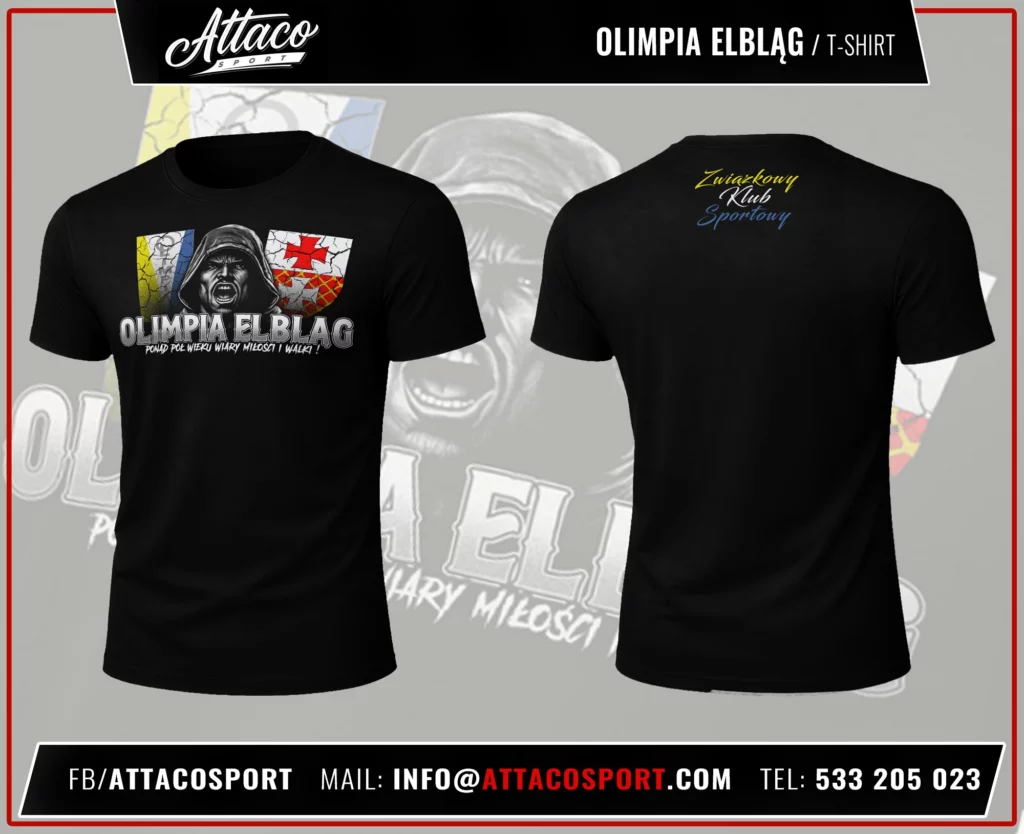 T-skjorte til Olimpia Elblągs supportere