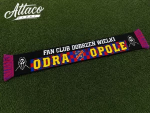 Gewebter Schal für Fans von Odra Opole aus FC Dobrzeń Wielki