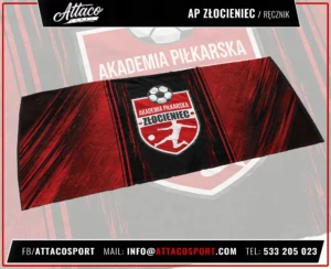 Mikrofaserhandtuch für die Fußballakademie Złocieniec