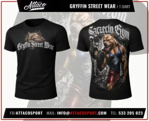 T-Shirt mit Rasterdruck für Gryffin Street Wear
